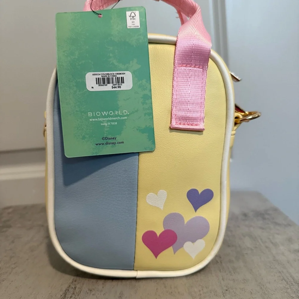 Disney Lilo & Stitch Multicolored Stitch & Angel Crossbody Bag - Picture 3 of 6